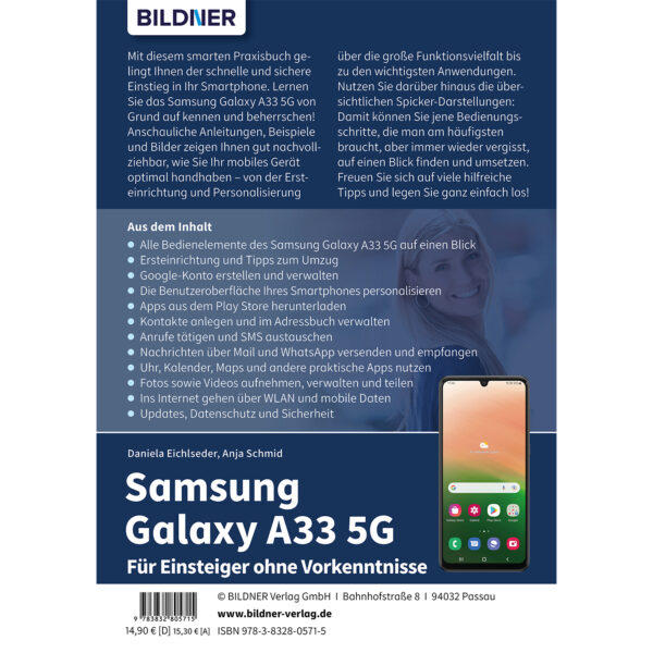 Samsung Galaxy A33 5G Buch Backcover (100594)