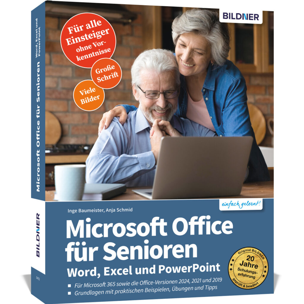 Microsoft Office für Senioren – Word, Excel und PowerPoint Buch Cover (100478)