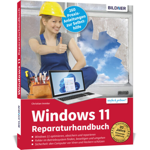 Windows 11 Reparaturhandbuch Buch Cover (100533)