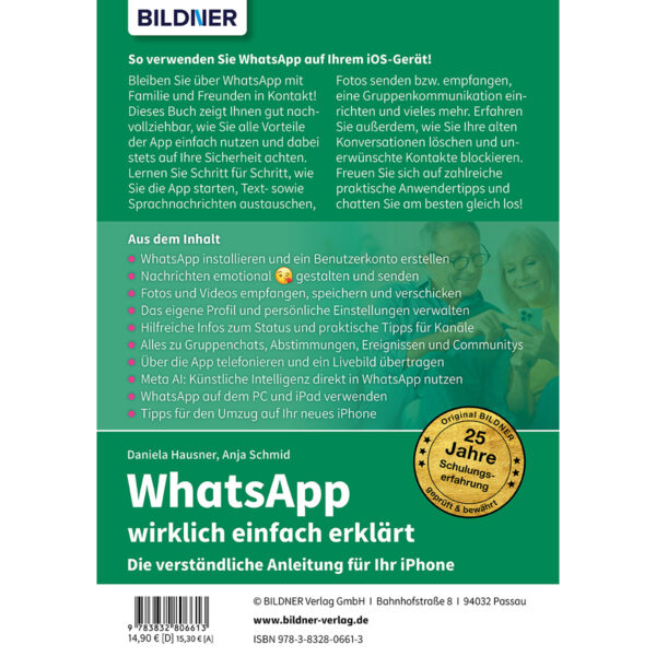 WhatsApp wirklich einfach erklärt iPhone Buch Backcover (100677)