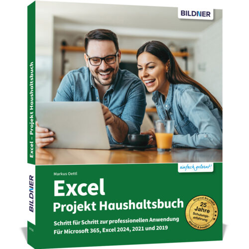 Excel - Projekt Haushaltsbuch für Microsoft 365, Excel 2024, 2021 und 2019 Buch Cover (100708)