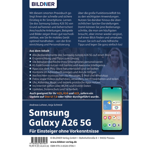 Samsung Galaxy A26 5G Buch Backcover (100722)