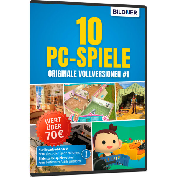 10 PC-Spiele - Original Vollversionen #1 Cover (200013)