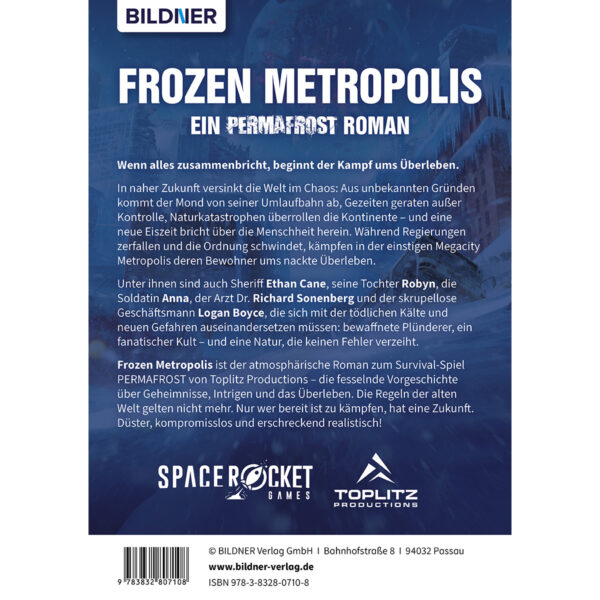 Frozen Metropolis - Ein Permafrost Roman Buch Backcover (100726)