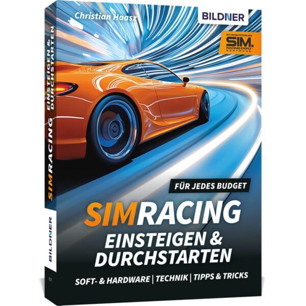 SimRacing - Einsteigen & Durchstarten Buch Cover (100727)