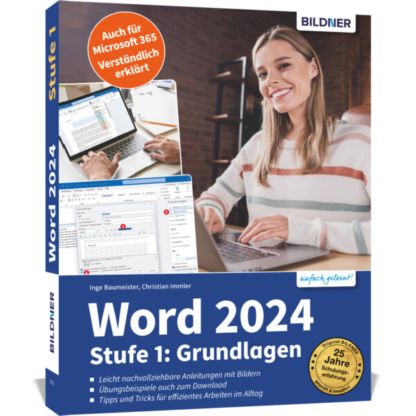 Word 2024 - Stufe 1: Grundlagen Buch Cover (100732)