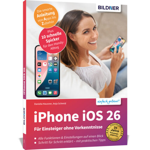 Apple iPhone mit iOS 26 Buch Cover (100734)