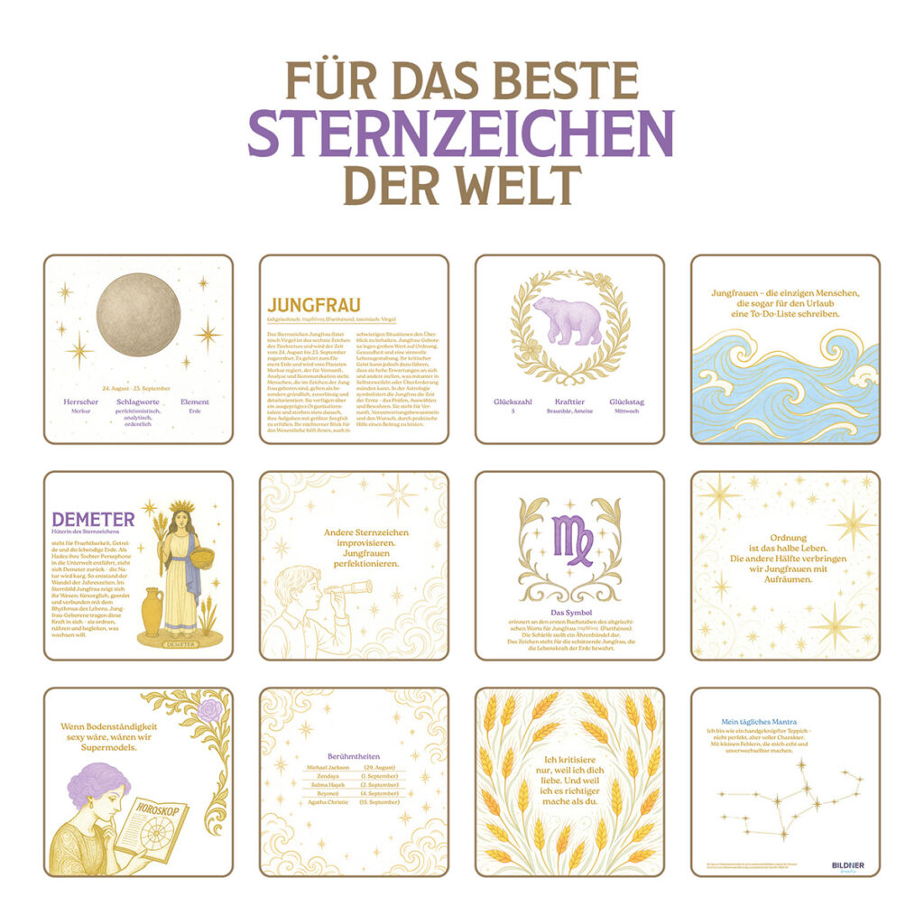 Jungfrau - Für das beste Zeichen der Welt Übersicht (200025)