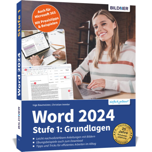 Word 2024 - Stufe 1: Grundlagen Buch Cover (100732)