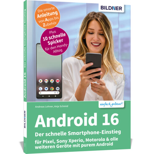 Android 16 - Der schnelle Smartphone-Einstieg Buch Cover (100733)