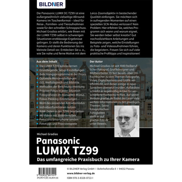 Panasonic LUMIX TZ99 Buch Backcover (100739)
