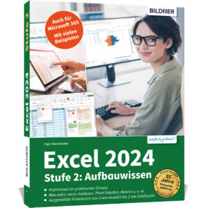 Excel 2024 - Stufe 2: Aufbauwissen Buch Cover (100740)