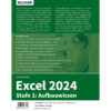 Excel 2024 - Stufe 2: Aufbauwissen Buch Backcover (100740)