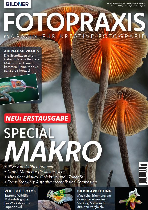 cover heft 1 fotopraxis - makrofotografie