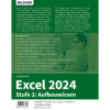 Excel 2024 - Stufe 2: Aufbauwissen Buch Backcover (100740)
