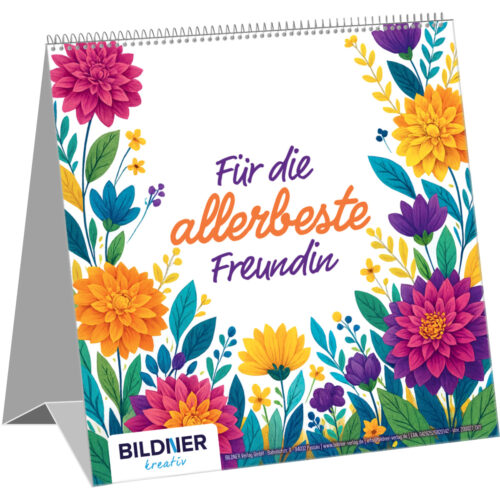 Für die allerbeste Freundin – Aufsteller mit 12 Sprüchen zum Thema Freundschaft Cover (200027)