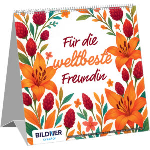 Für die weltbeste Freundin– Aufsteller mit 12 Sprüchen zum Thema Freundschaft Cover (200029)