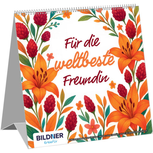 Für die weltbeste Freundin– Aufsteller mit 12 Sprüchen zum Thema Freundschaft Cover (200029)