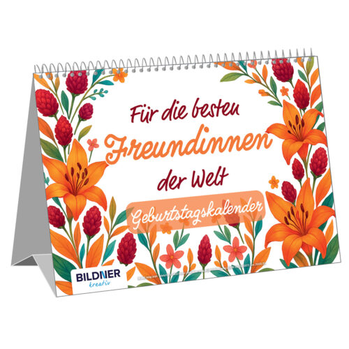 1200x4262526820173 Für die besten Freundinnen der Welt - Geburtstagskalender Cover (200030)