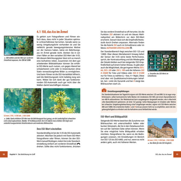 Fujifilm X-E5 - Das umfangreiche Praxisbuch zu Ihrer Kamera Buch Innenansicht 01 (100741)
