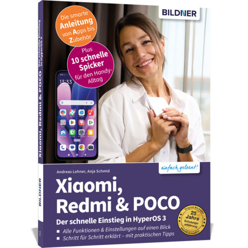 1200x9783832807382 Xiaomi, Redmi & POCO - Der schnelle Einstieg in HyperOS 3 Buch Cover (100755)