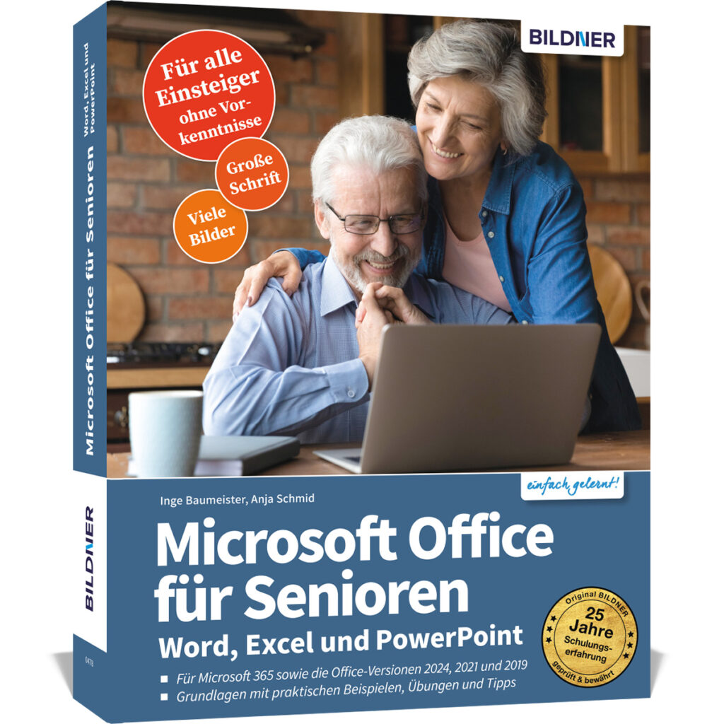 Microsoft Office für Senioren – Word, Excel und PowerPoint Buch Cover (100478)