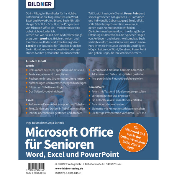 Microsoft Office für Senioren - Word, Excel und PowerPoint
