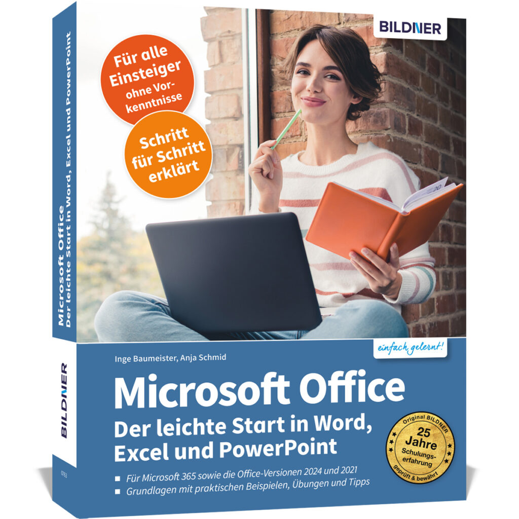 Microsoft Office - Der leichte Start in Word, Excel und PowerPoint Buch Cover (100763)