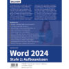 Word 2024 - Stufe 2: Aufbauwissen Buch Backcover (100770)