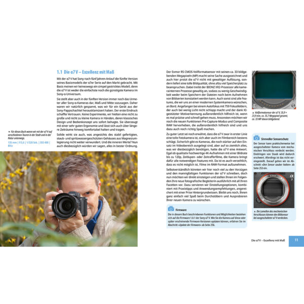 Sony alpha 7V Buch Innenansicht 01 (100751)