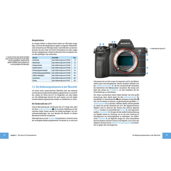 Sony alpha 7V Buch Innenansicht 02 (100751)