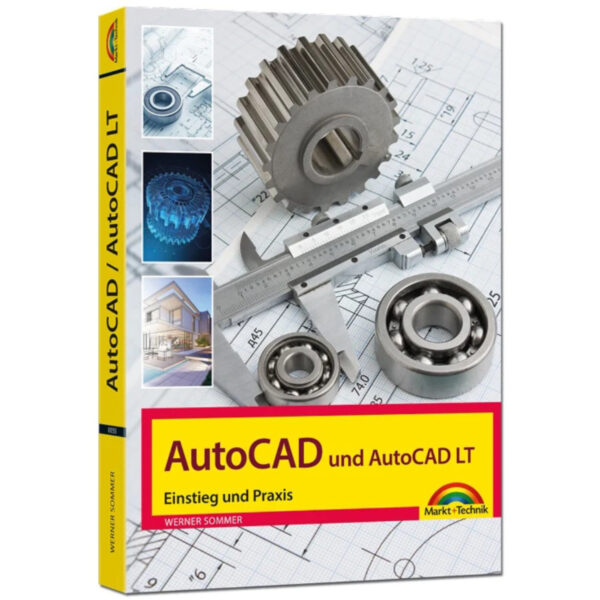 0055_AutoCAD_Banner_3D-Cover4 (Mittel) AutoCAD und AutoCAD LT – Einstieg und Praxis Buch Cover (500055)