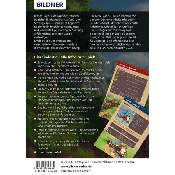 Pioneers of Pagonia - Das offizielle Buch Backcover (100785)