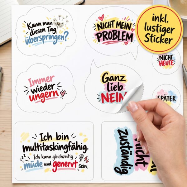 9783832807702.IN02 Ich bin entspannt - Ich sehe nur nicht so aus Buch Sticker (100787)